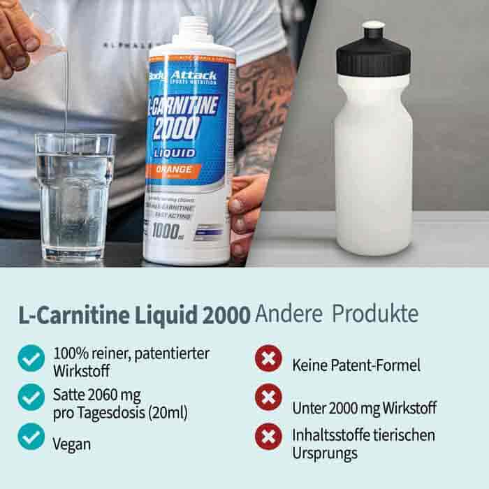 BODY ATTACK L-Carnitine Liquid 2000