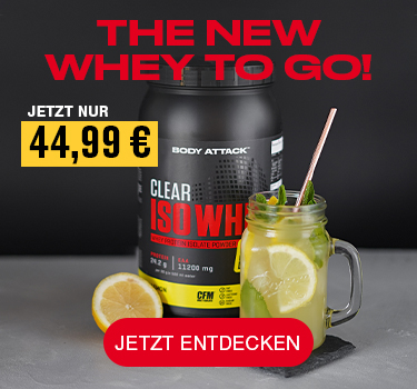 MOBIL NEUES CI - CLEAR ISO WHEY AKTION