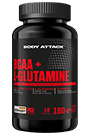 Body Attack BCAA + GLUTAMINSÄURE 12000 - 180 Caps