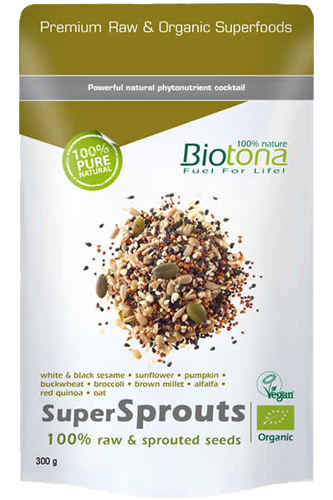 Biotona Super Sprouts Raw Seeds - 300g