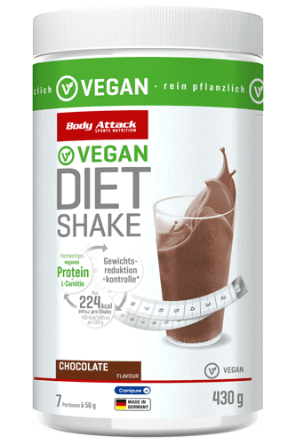 Body Attack Diet Shake - Vegan 430g