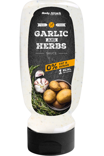 Body Attack Garlic & Herbs Sauce - 320ml Restposten