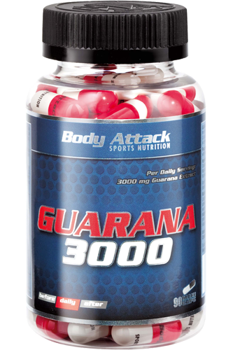 Body Attack Guarana 3000 - 90 Caps Restposten