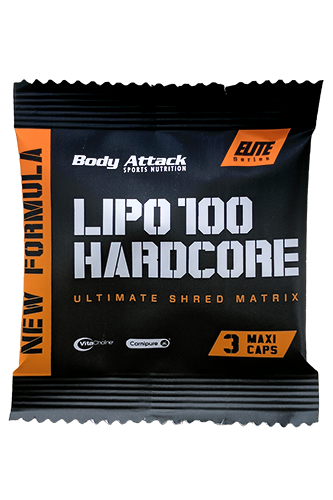 Body Attack Lipo 100-Hardcore - 3 Caps