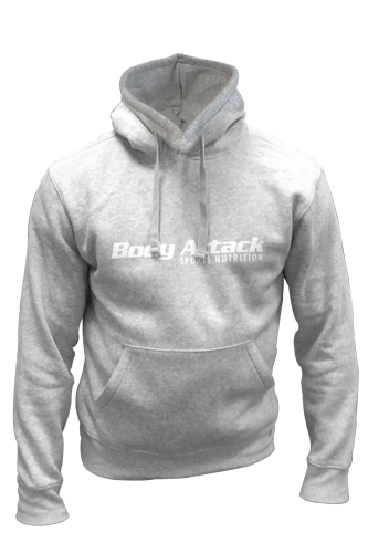 Body Attack Sports Nutrition Hoodie - grey