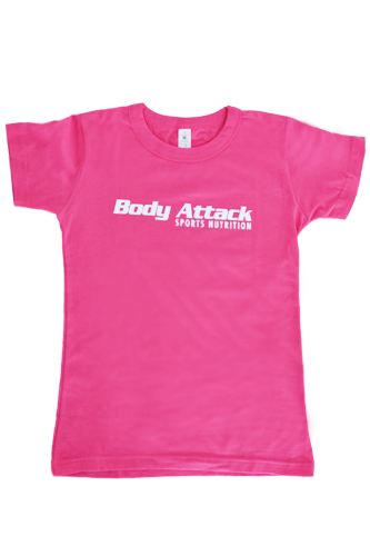 Body Attack Sports Nutrition T-Shirt Women - pink