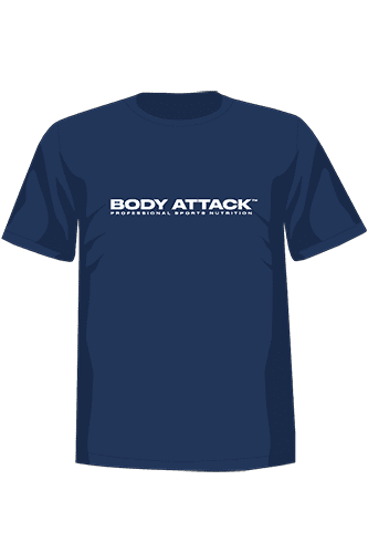 Body Attack Sports Nutrition T-Shirt - blue