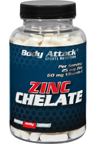 Body Attack Zinc-Chelat - 180 Capsules