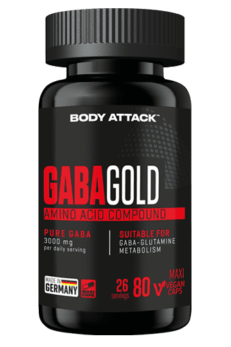 Body Attack GABA GOLD - 80 Caps