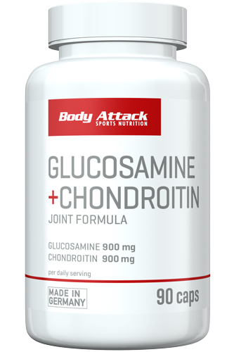 Body Attack GLUCOSAMINEl + CHONDROITIN - 90 Caps