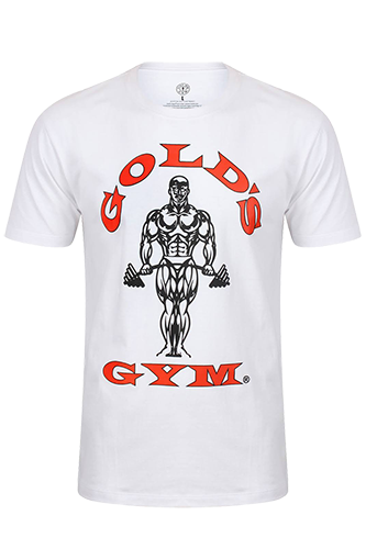 Gold´s Gym T-Shirt Muscle Joe White