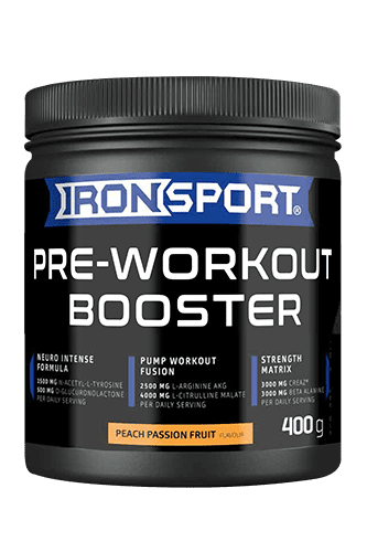 Ironsport Pre Workout Booster Peach Passionfruit - 400 g