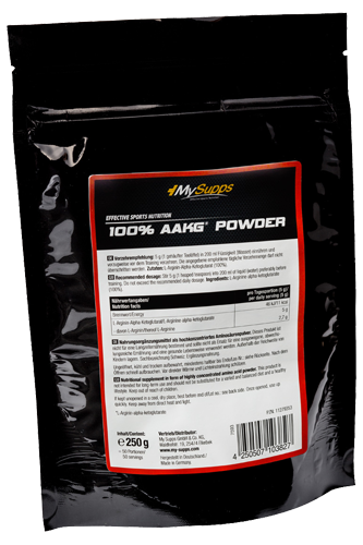 My Supps 100% AAKG Powder - 250g