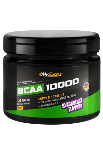 My Supps BCAA 10000 Chewable Tablets - 120 Tabs