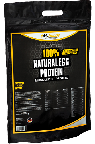 My Supps 100% Natural Egg Protein - 2kg