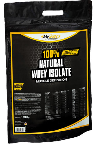 My Supps 100% Natural Whey Isolate 100% CFM - 2kg