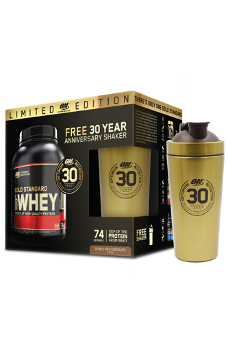 Optimum Nutrition 100% Whey Protein *Limited Edition* - 2270g + gratis Shaker