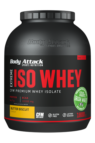 Body Attack Extreme ISO Whey Butter Biscuit - 1,8 kg