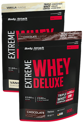 Body Attack Extreme Whey Deluxe 900g 2er Pack