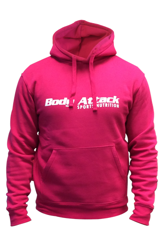 Body Attack Sports Nutrition Hoodie L pink Restposten