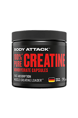 Body Attack 100% PURE CREATINE - 240 Caps