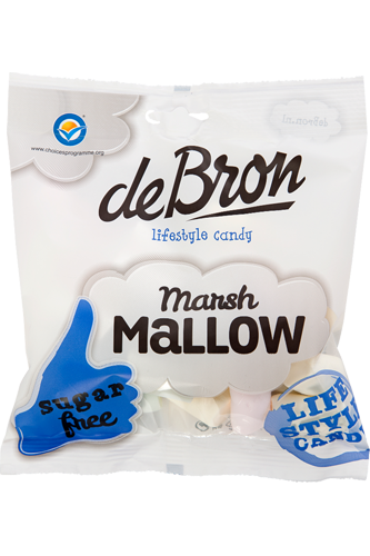 de Bron Low Sugar Marsh Mallows - 75 g