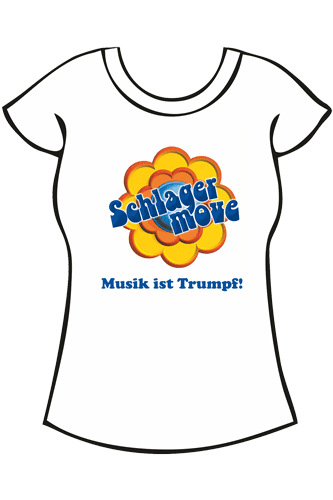 Elbmeister Schlagermove-Shirt - Girlie weiß