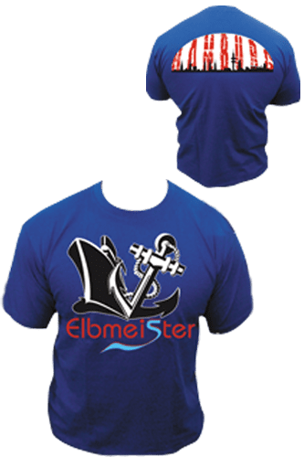 Elbmeister T-Shirt - Anker blau