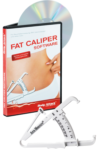 BODY ATTACK Sports Nutrition Fat-Caliper inkl. Software