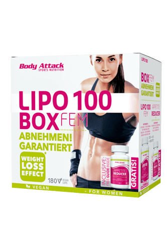 Body Attack LIPO 100 Fatburner Box - FEM