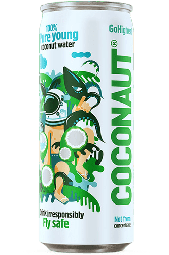 Go Higher Young 320ml 100% Coconut Water Coconaut Pure