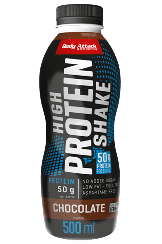 BODY ATTACK High Protein Shake Strawberry - 500ml Restposten