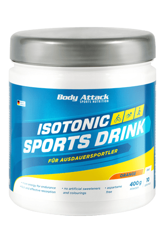 BODY ATTACK Isotonic Sports Drink Lemon - 400g Restposten