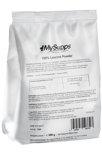 My Supps 100% Leucine Powder - 300g Restposten
