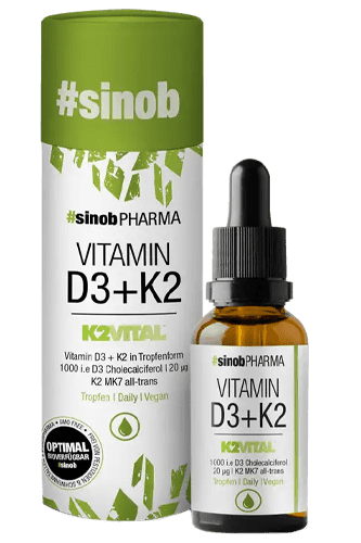 Sinob Vitamin D3 + K2 Tropfen - 10 ml