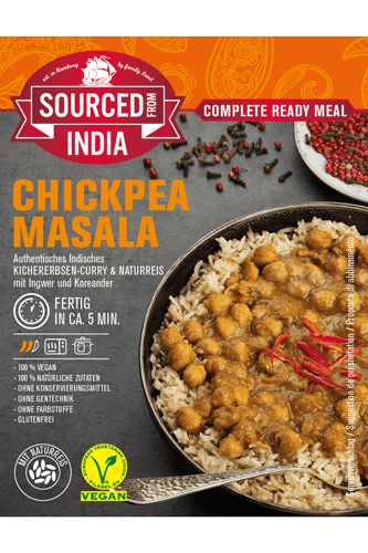 Sourced from India Chickpea Masala