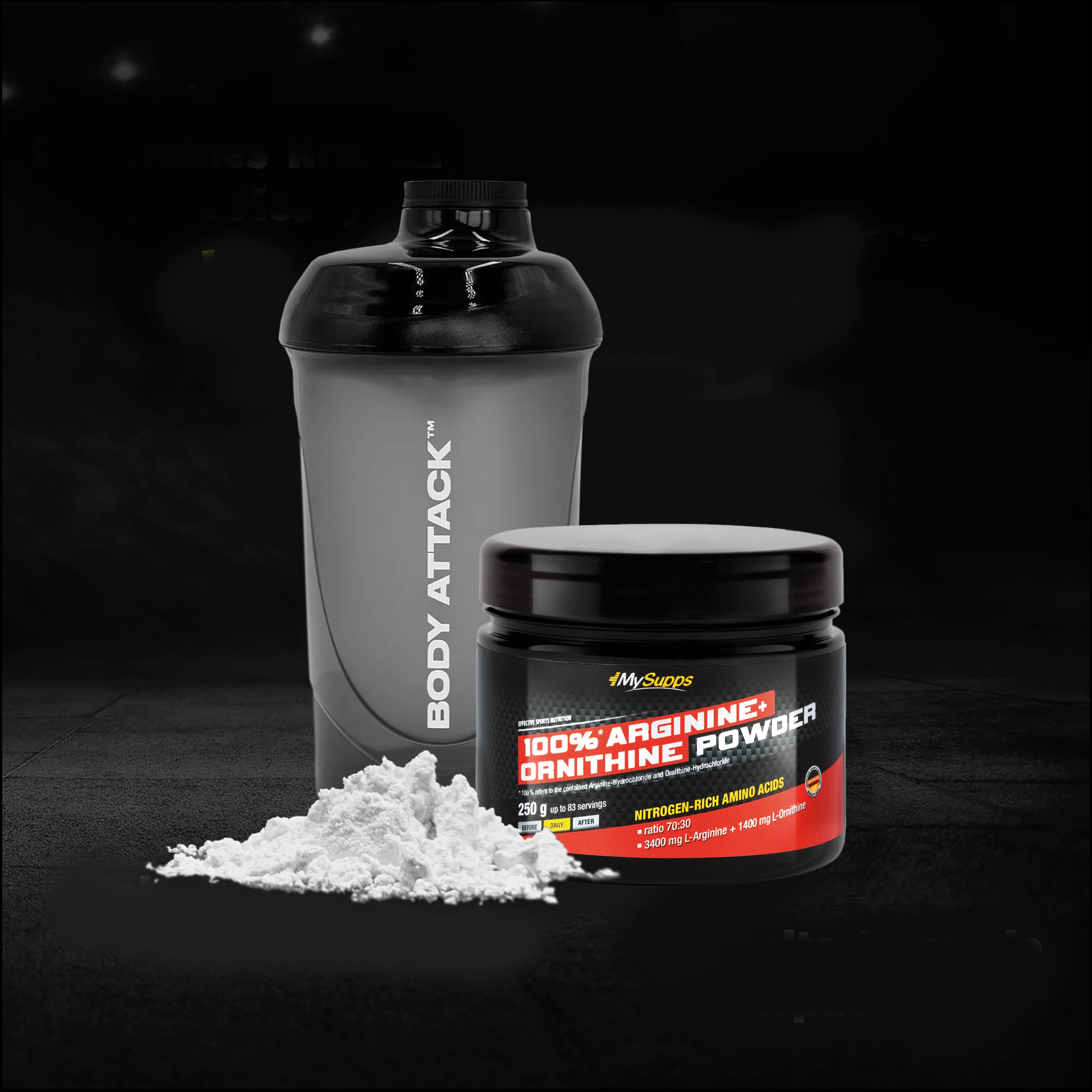 100 % Arginine + Ornithine Powder 100 % Arginine + Ornithine Powder