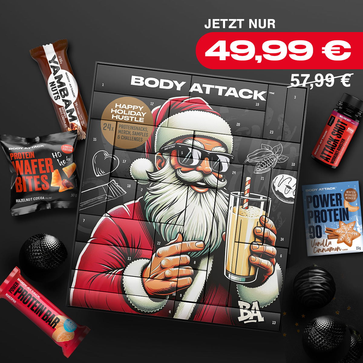 Body Attack Fitness Adventskalender Banner