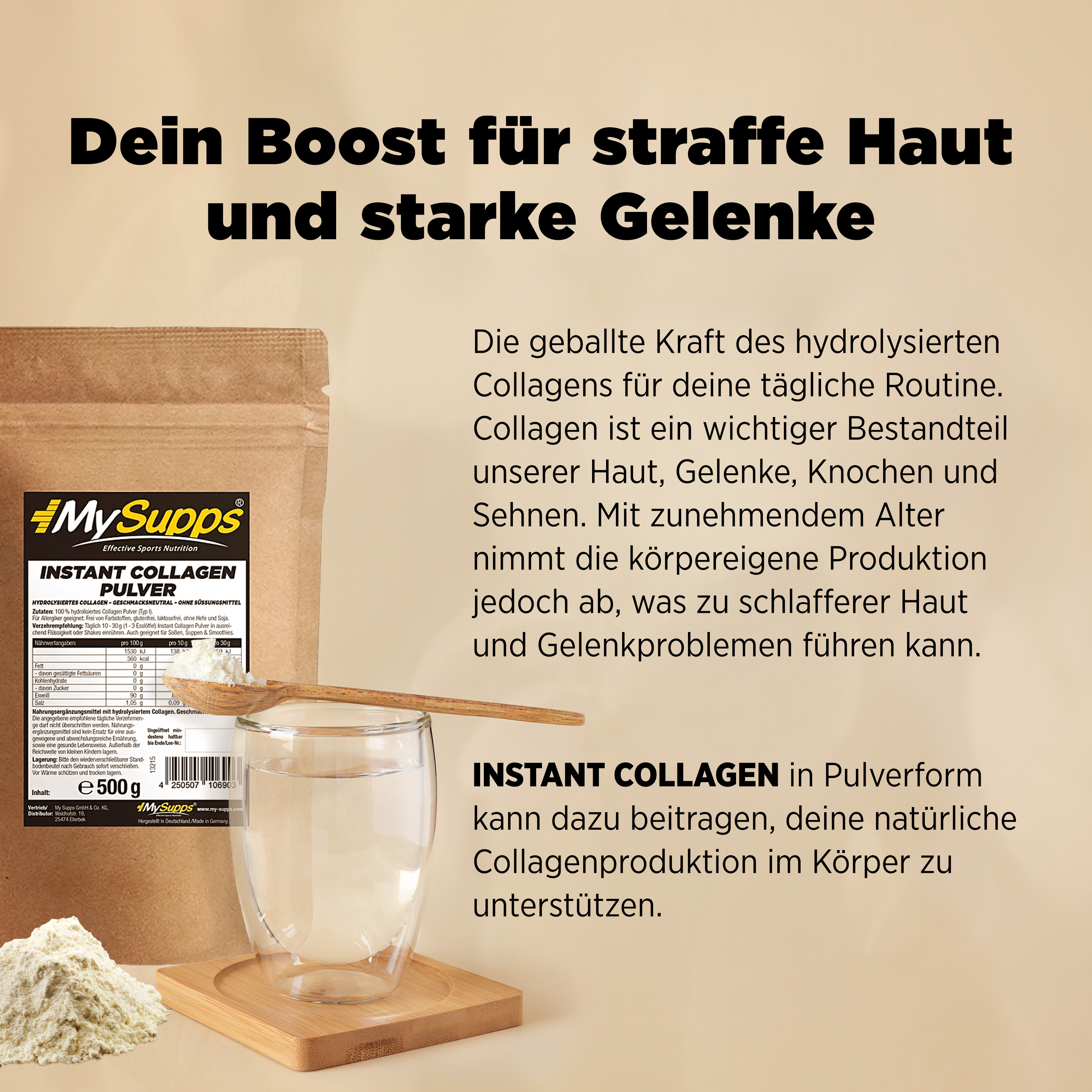 Instant Collagen Pulver