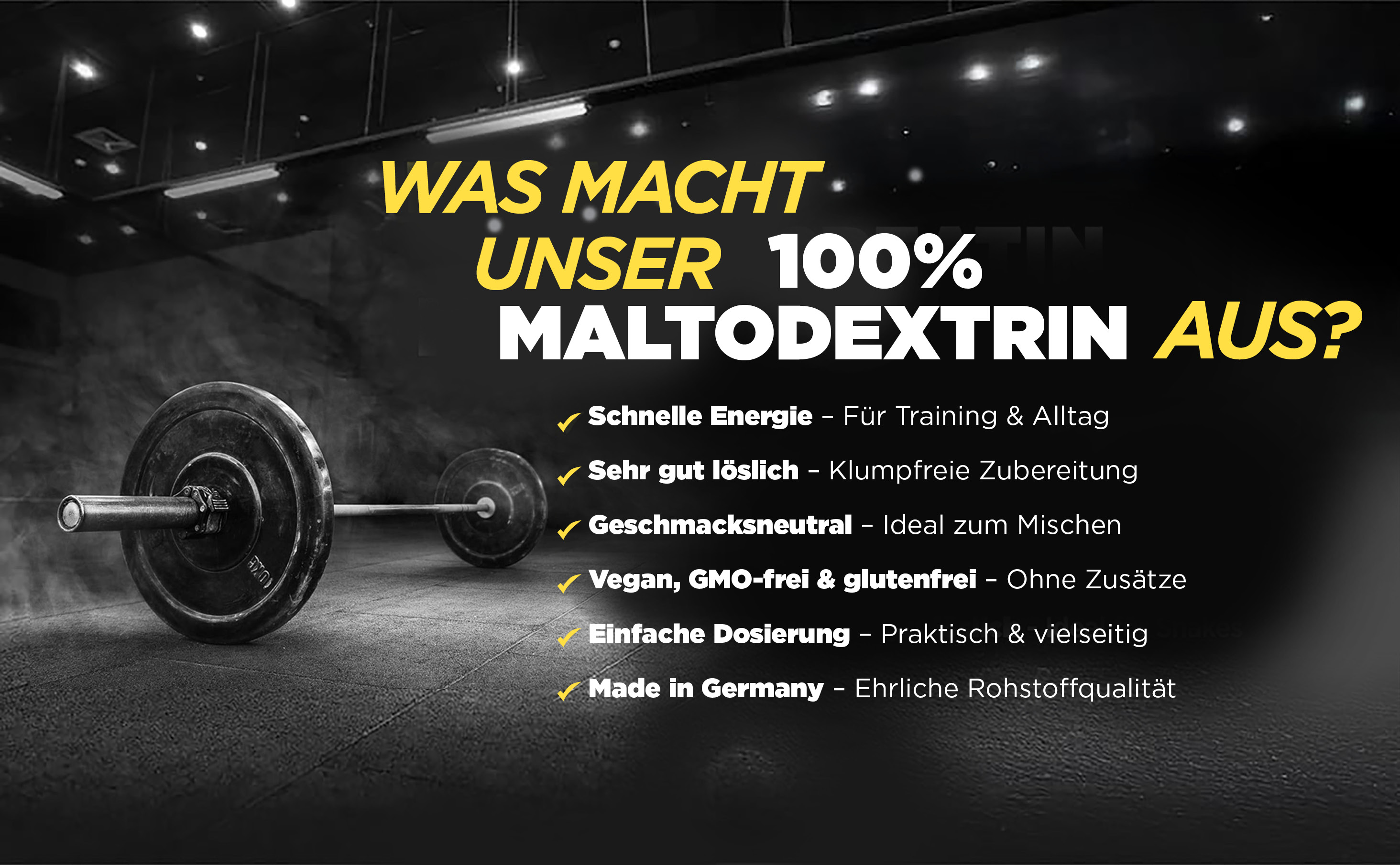 100 % Maltodextrin 100 % Maltodextrin