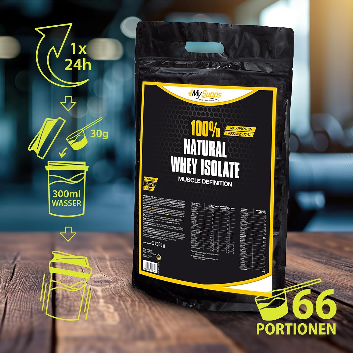 100 % Natural Whey Isolate 100 % Cfm