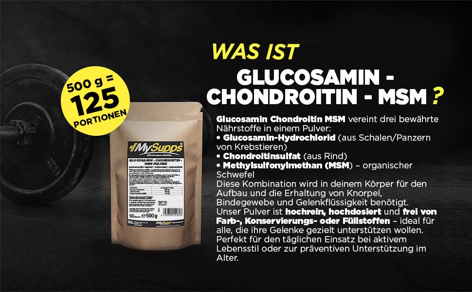Glucosamin Chondroitin MSM  Glucosamin Chondroitin MSM