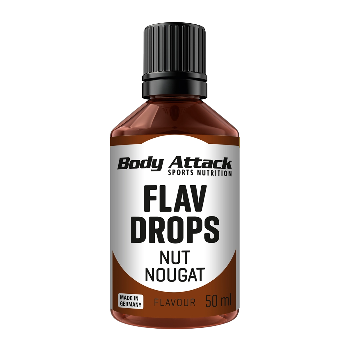 Body Attack - Flav Drops - Nut Nougat - 50 ml - Liquid Aromatropfen für Speisen & Getränke
