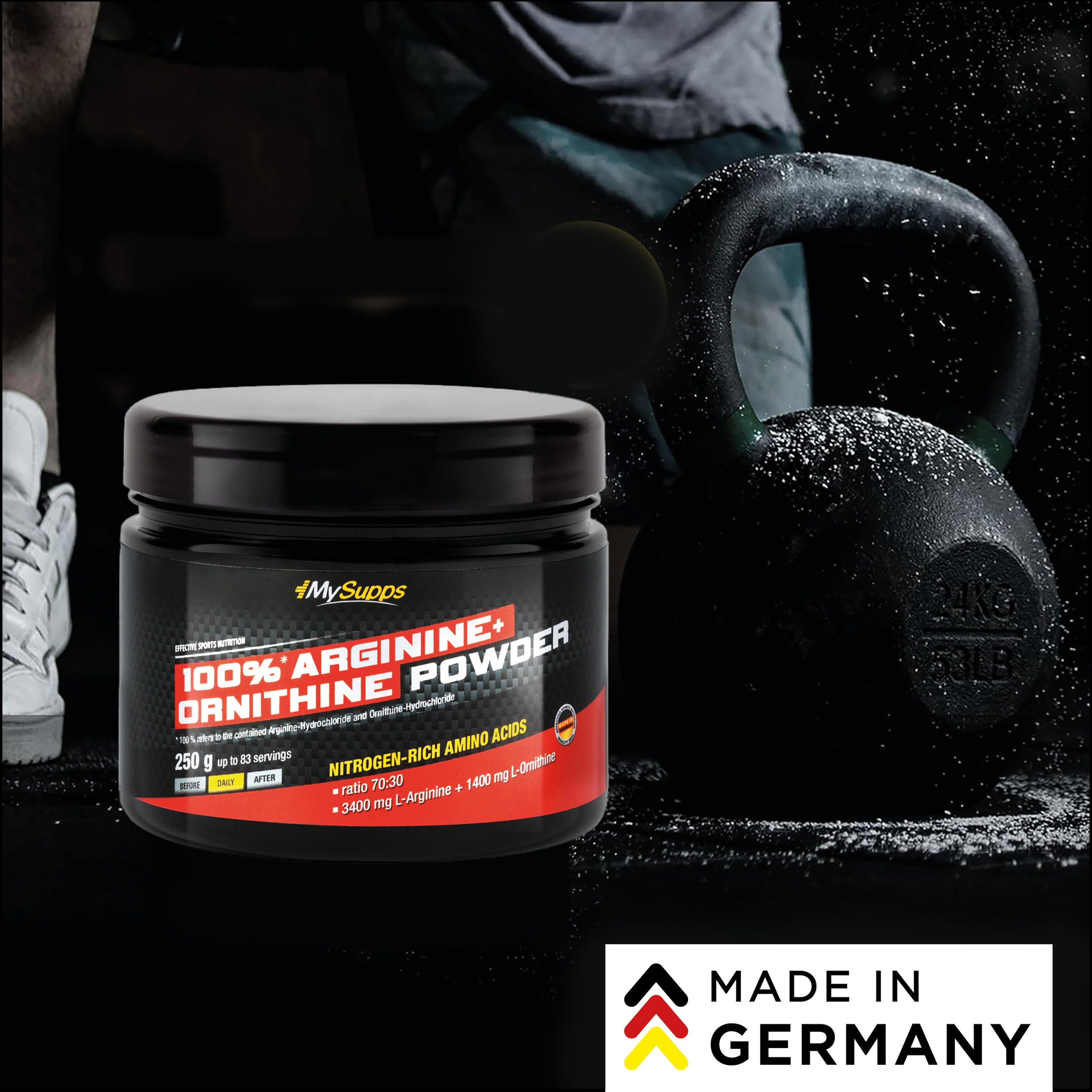 100 % Arginine + Ornithine Powder 100 % Arginine + Ornithine Powder