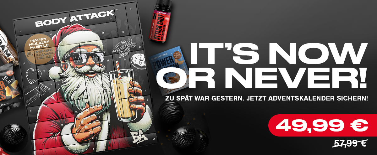 Body Attack Fitness Adventskalender Banner