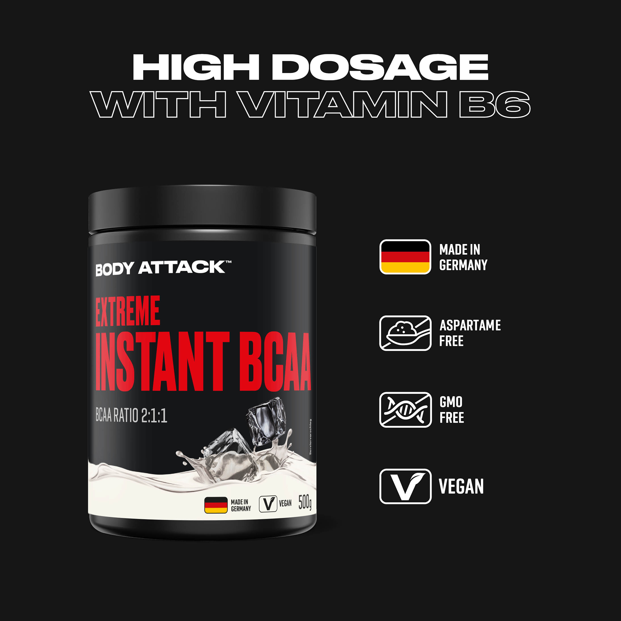 Extreme Instant BCAA Informationsbanner