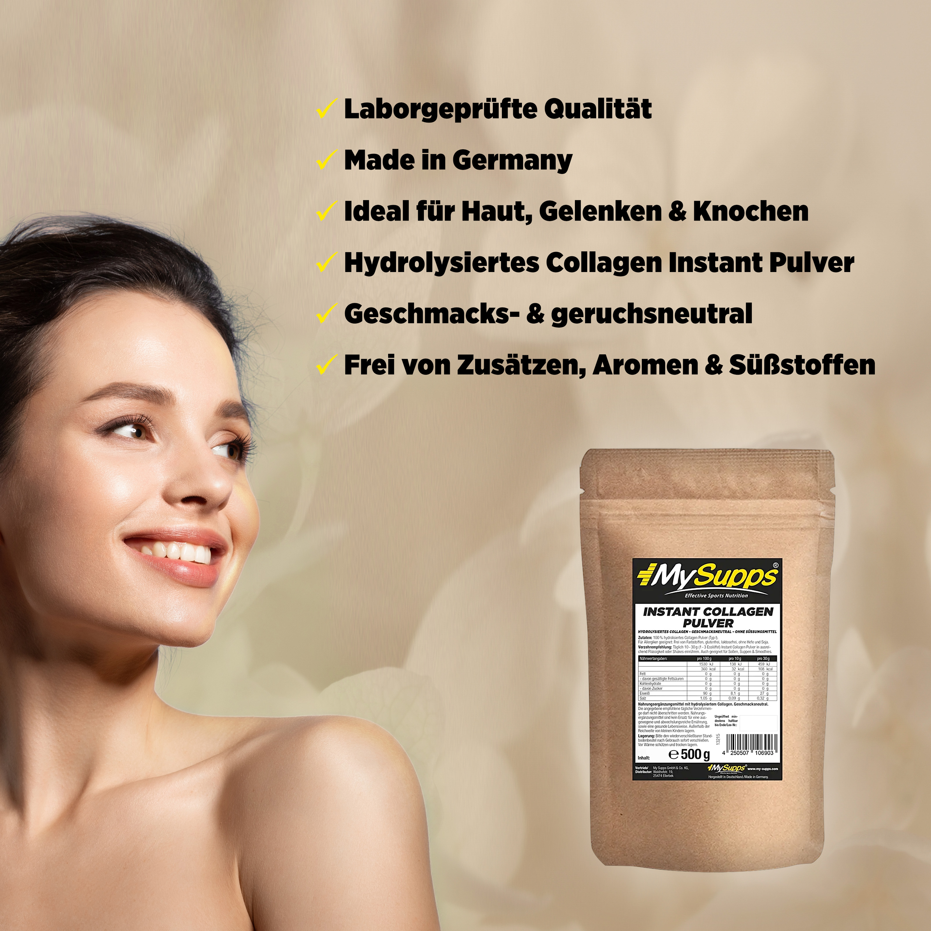 Instant Collagen Pulver