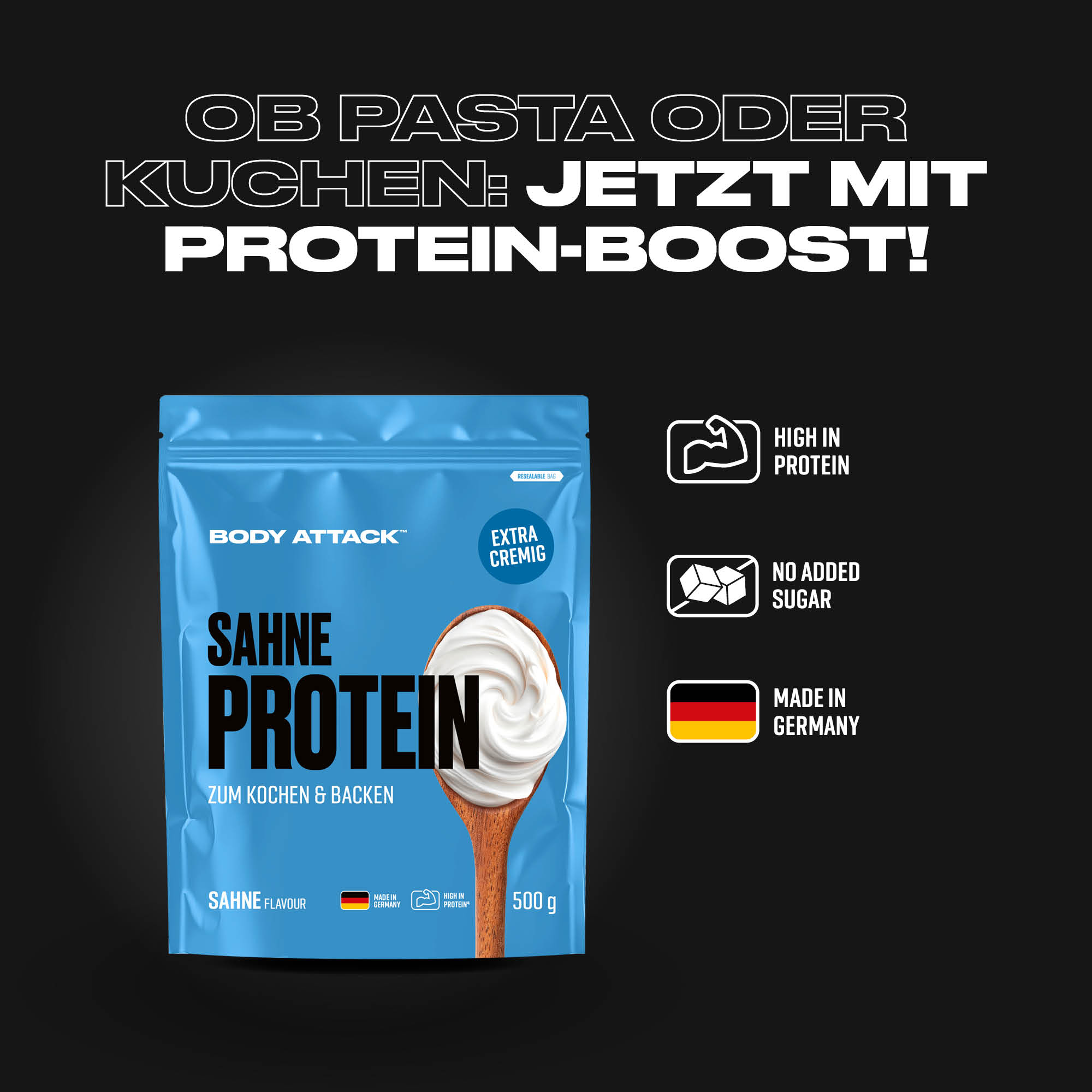 Protein Sahne